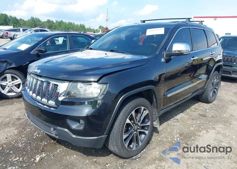 2013 Jeep Grand Cherokee Overland z USA, uszkodzony, nr VIN 1C4RJFCT9DC580429